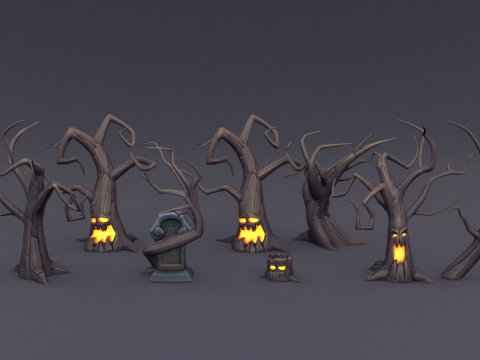 Strange - dead tree 3D मॉडल