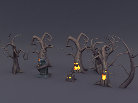 Strange - dead tree 3D मॉडल