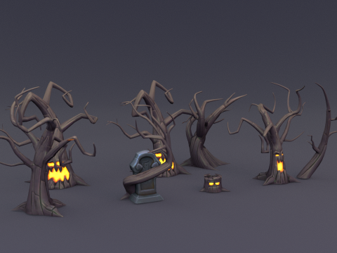Strange - dead tree 3D मॉडल