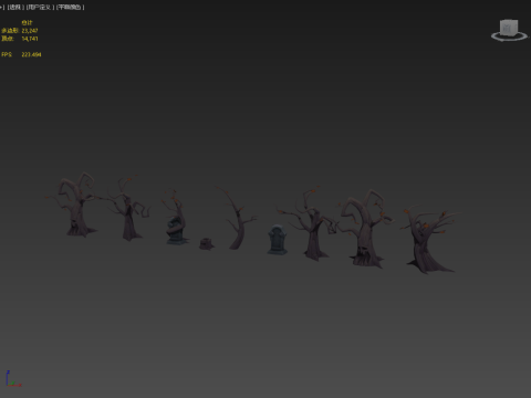 Strange - dead tree 3D मॉडल