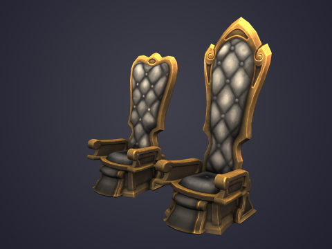 Throne 3D Model