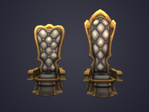 Throne 3D Model