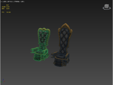 Throne 3D Model