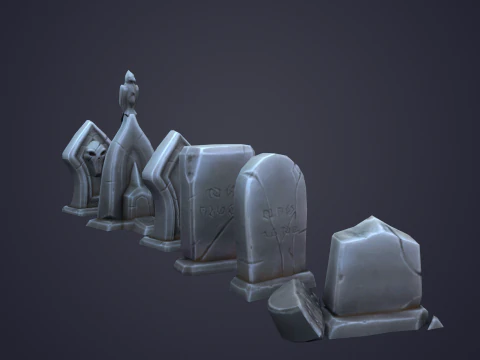 墓石 3Dモデル