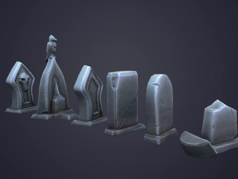 Tombstone 3D Model