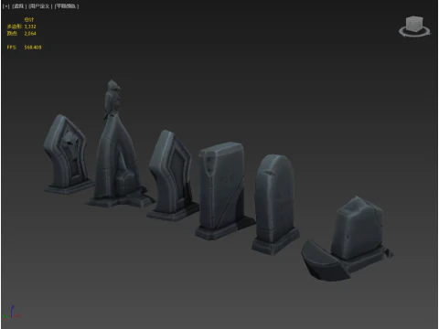 Tombstone 3D Model
