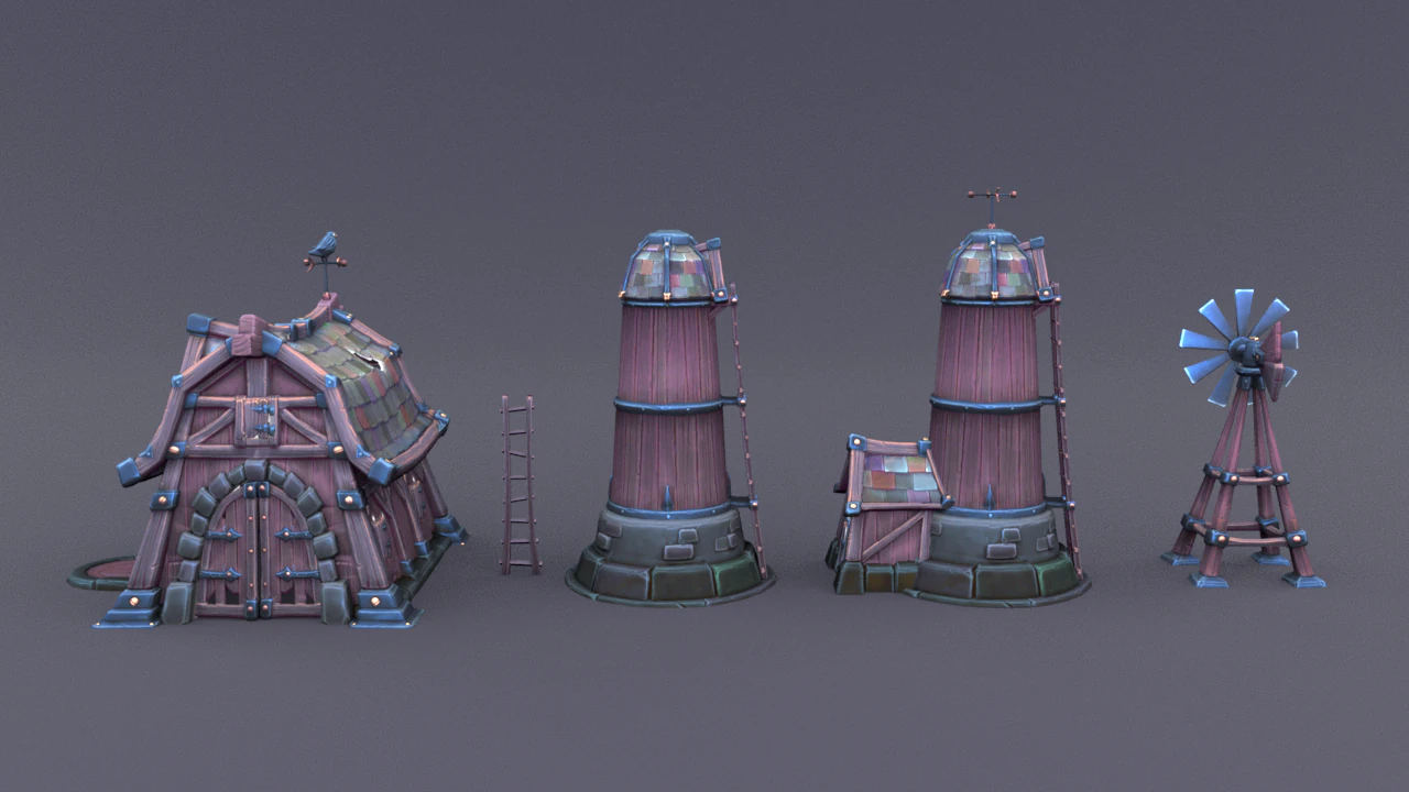 Barn 3D Model .c4d .max .obj .3ds .fbx .stl .blend 