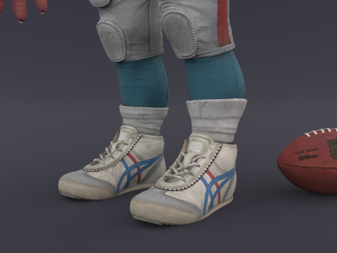 Sharkman Rigged 3D Модель