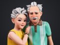 Cartoon Family Rigged 3Dモデル