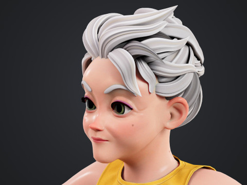 Cartoon Family Rigged 3D-Modell