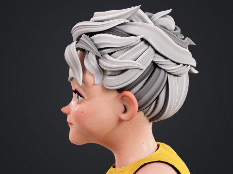 Cartoon Family Rigged 3D-Modell