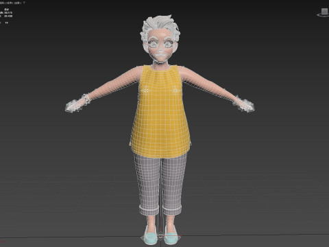 Cartoon Family Rigged 3D-Modell