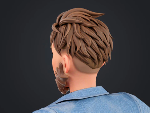 Cartoon Man 3D Model
