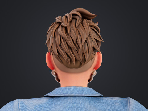 Cartoon Man 3D Модель