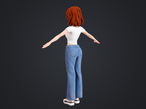 Cartoon Lover Modello 3D