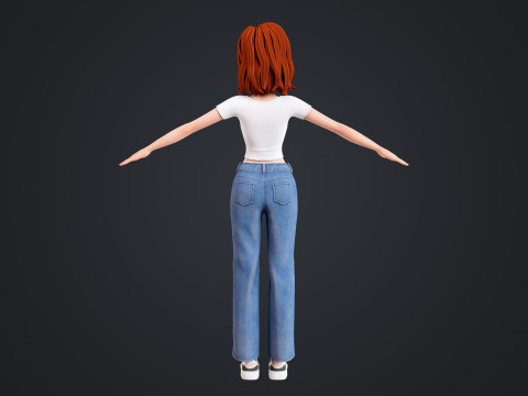 Cartoon Lover Modello 3D