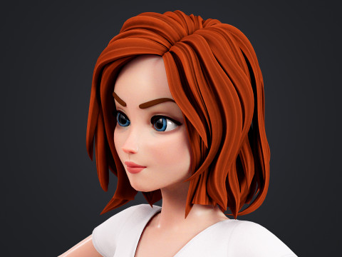 Cartoon Lover Modello 3D