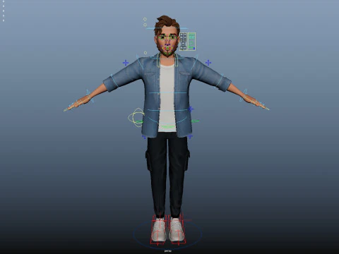 Cartoon Lover 3D Model