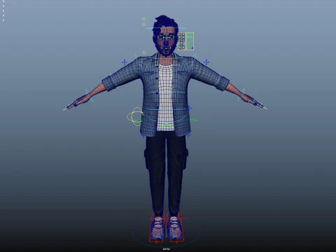 Cartoon Lover 3D Model