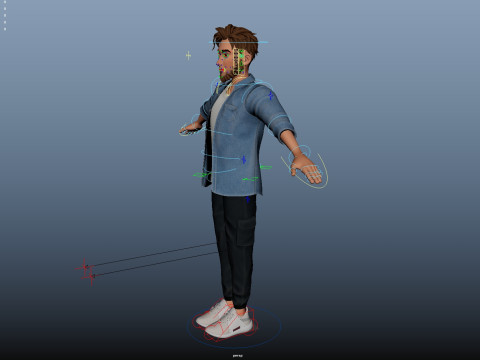 Cartoon Lover Modello 3D