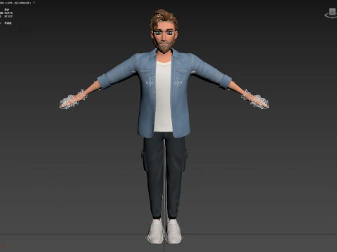 Cartoon Lover 3D Model