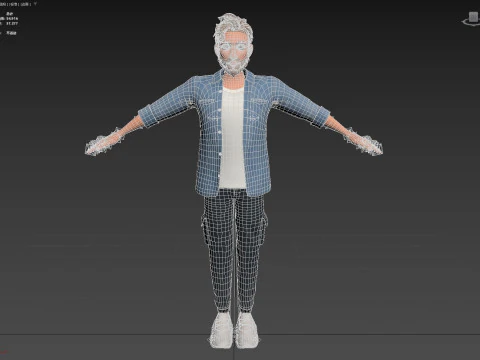 Cartoon Lover 3D Model