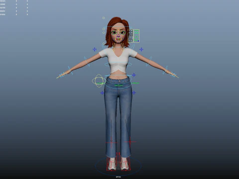 Cartoon Lover 3D Model