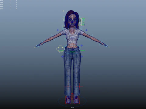Cartoon Lover 3D Model