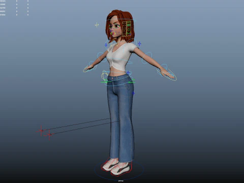 Cartoon Lover 3D Model