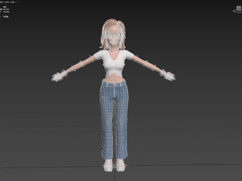 Cartoon Lover 3D Model