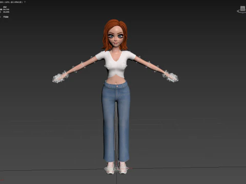Cartoon Lover 3D Model