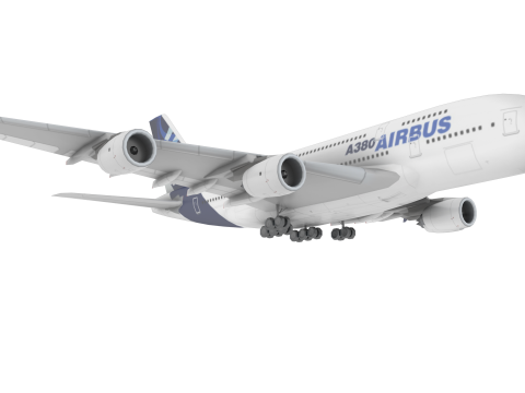 Airbus A380 3D Модель