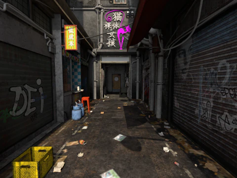 Ruelle Modèle 3D