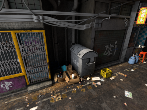 Alleyway 3Dモデル