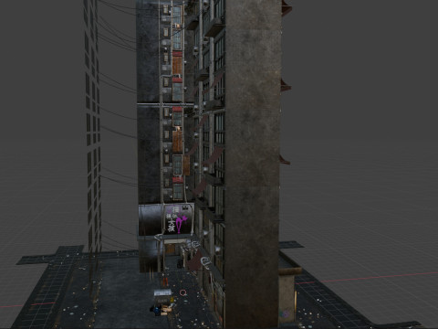 Alleyway 3Dモデル