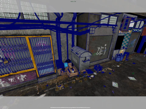 Alleyway 3D Model