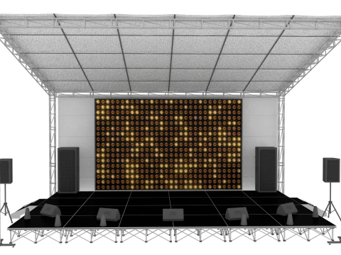 Stage Concert 3D Model
