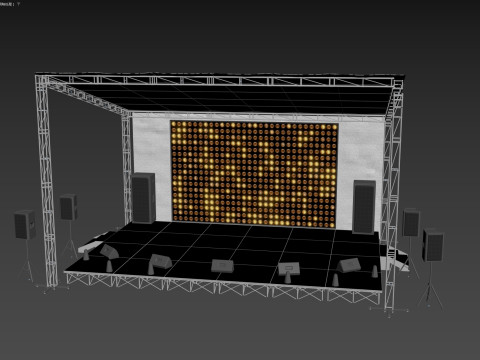 Stage Concert 3Dモデル
