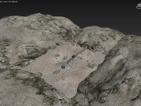 Mine Tunnels 3D Model