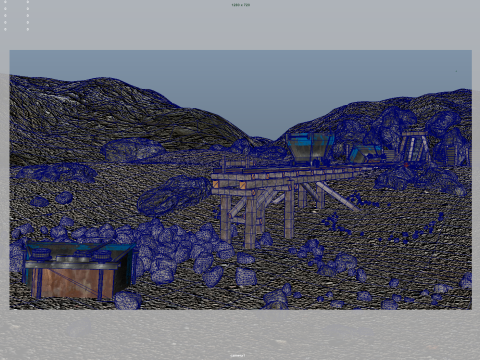 Mine Tunnels 3Dモデル