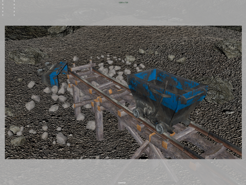 Mine Tunnels 3Dモデル