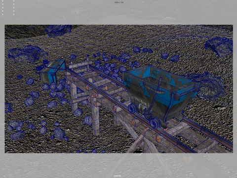 Mine Tunnels 3Dモデル