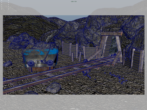 Mine Tunnels 3Dモデル