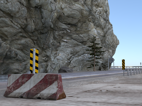 Mountain tunnel 3D 模型