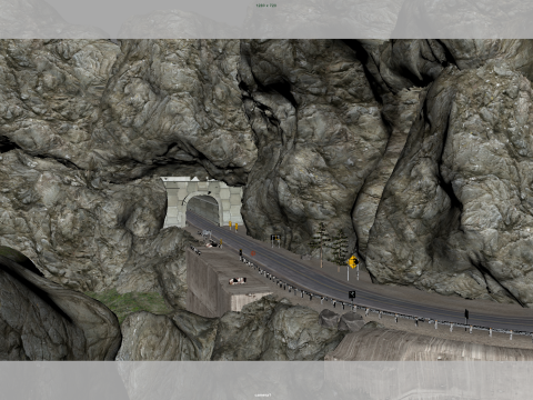 Mountain tunnel 3D 模型