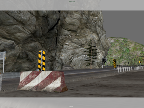 Mountain tunnel 3D 模型