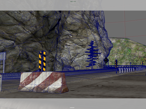 Mountain tunnel 3D 模型