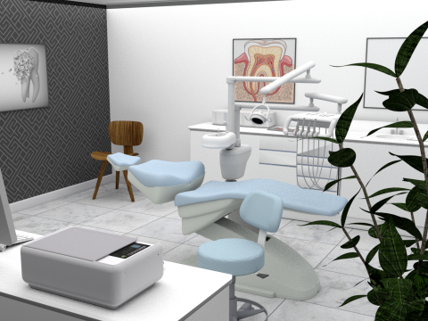 Dental Clinic 3Dモデル