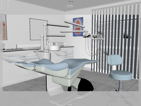 Dental Clinic 3D Model