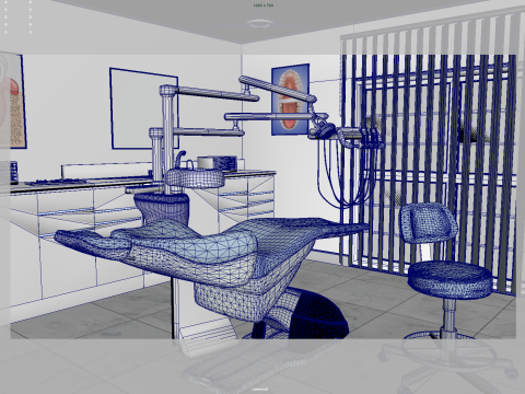 Dental Clinic 3Dモデル